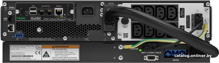 Источник бесперебойного питания APC Smart-UPS SRT Li-Ion 1500 ВА SRTL1500RMXLI-NC