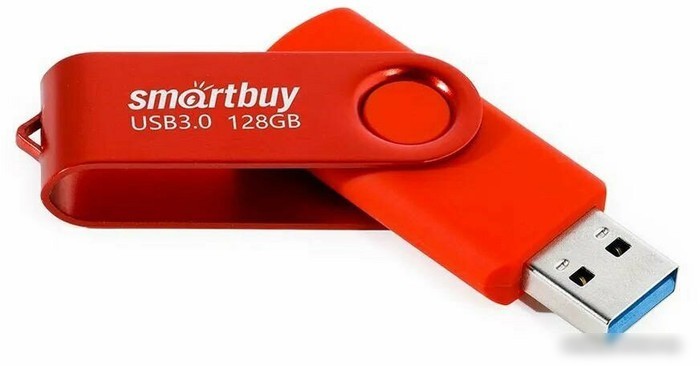 USB Flash SmartBuy Twist 128GB (красный)