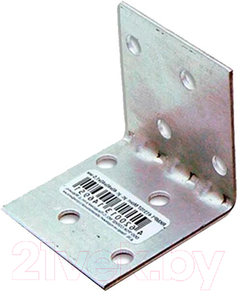 Уголок крепежный Rock Solid Connection RKMР6 Монтажный 60x60x80x1.5мм 413607-20