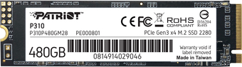 SSD Patriot P310 480GB P310P480GM28
