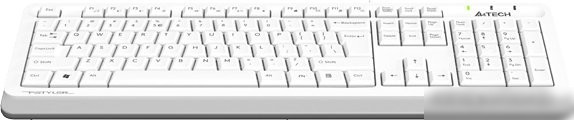 Клавиатура A4Tech Fstyler FKS10 (белый/серый)