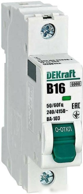 Выключатель автоматический DEKraft 12209DEK Выключатель автоматический DEKraft 12209DEK