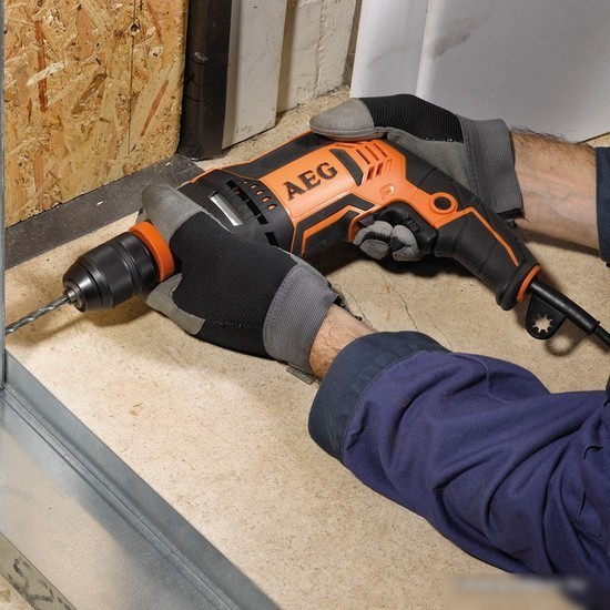 Ударная дрель AEG Powertools SBE 705 RE (4935442830)