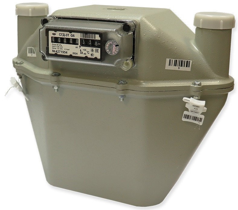 Счетчик газа БелОМО СГД-3Т-2-2 G6 (правый)
