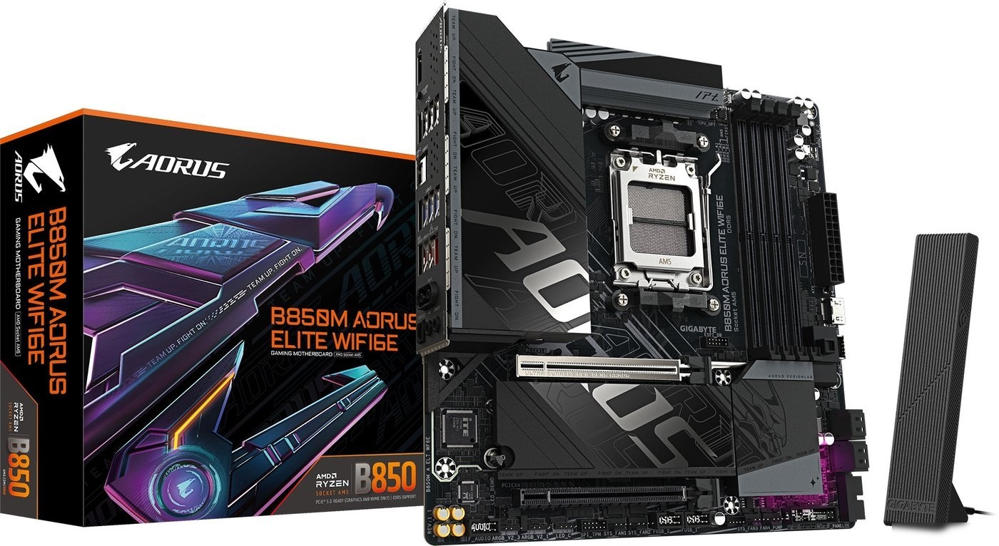 Материнская плата Gigabyte B850M Aorus Elite WiFi6E (rev. 1.0)