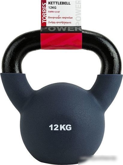 Гиря Torres PL552212 12 кг (серый)