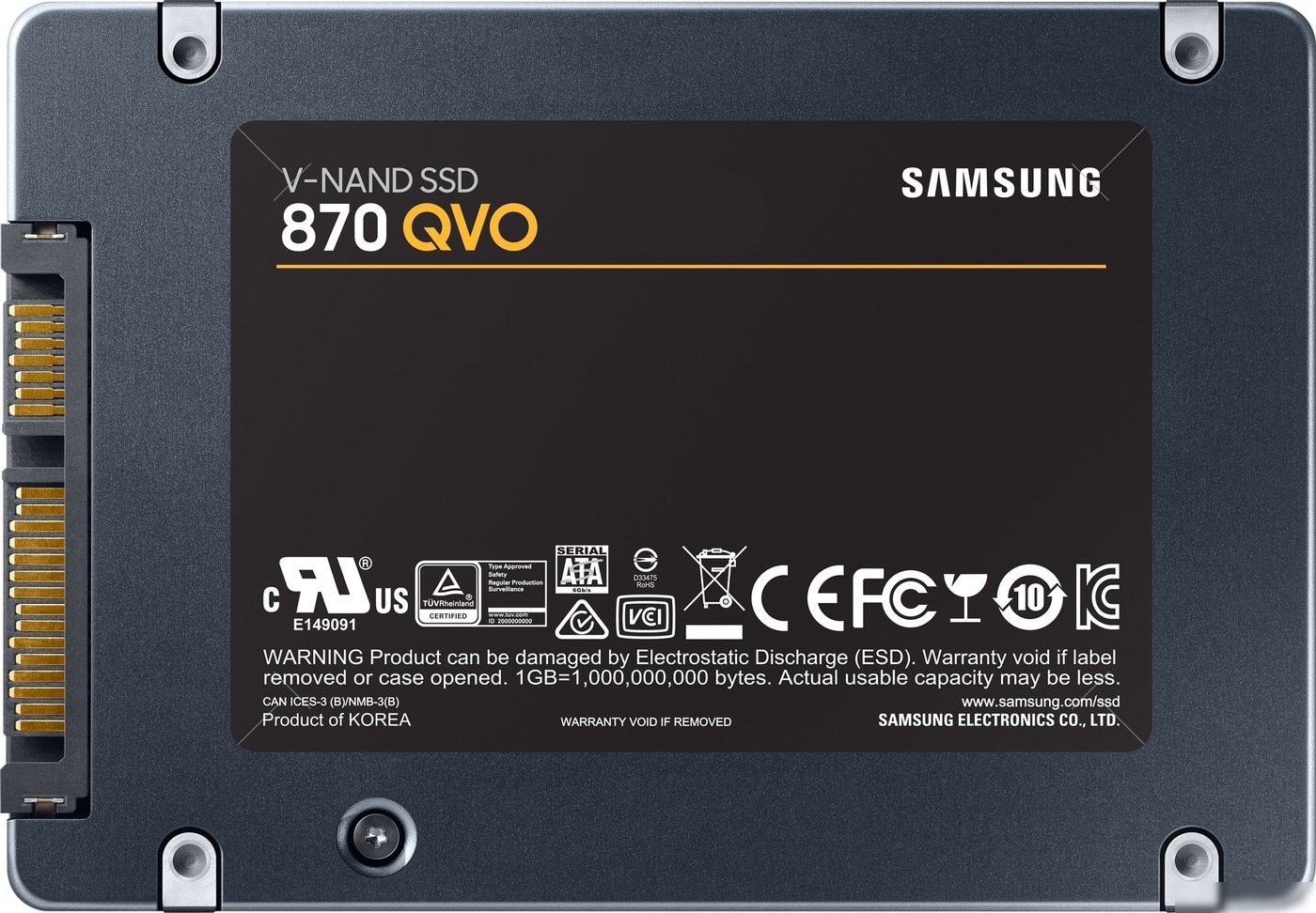 SSD Samsung 870 QVO 2TB MZ-77Q2T0BW