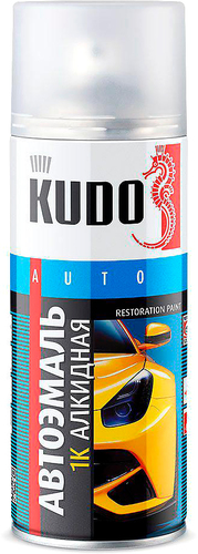 Автомобильная краска Kudo 1K эмаль автомобильная ремонтная алкидная KU-4009 (520 мл, Сафари 215)