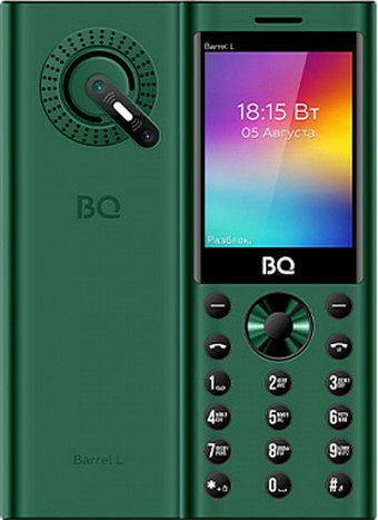 Кнопочный телефон BQ BQ-2458 Barrel L (зеленый)