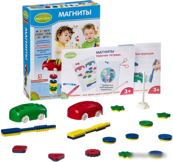 Набор для опытов Bondibon Науки с Буки Магниты ВВ3277