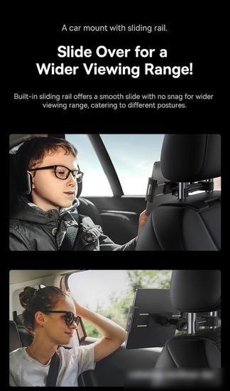 Держатель для планшета Baseus JoyRide Pro Backseat Car Mount SUTQ000001 (черный)