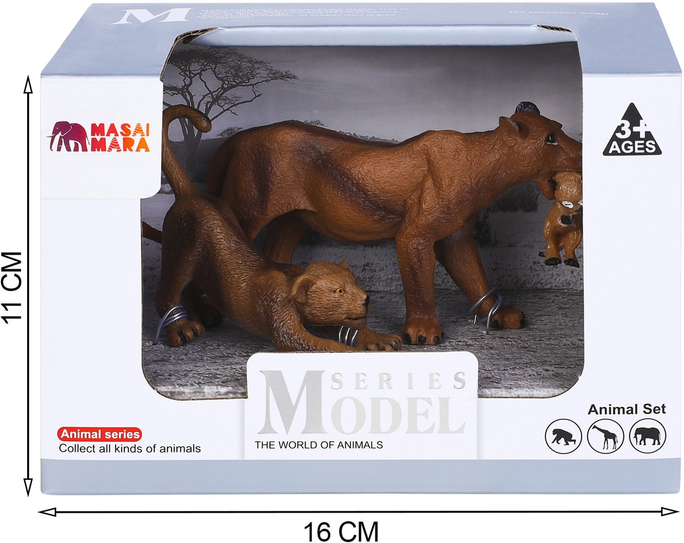 Набор фигурок Masai Mara Мир диких животных. Семья львов MM211-108