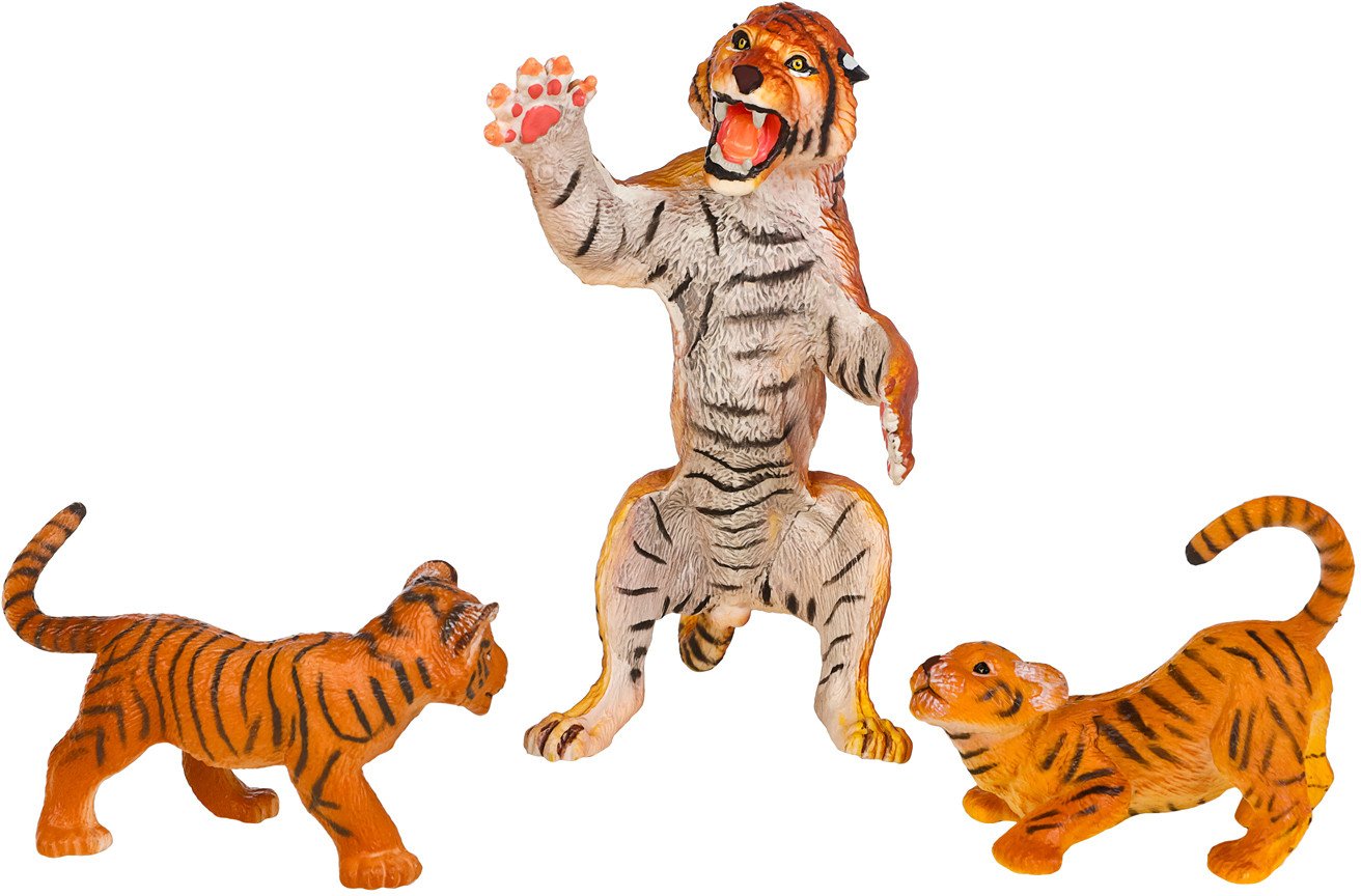 Набор фигурок Masai Mara Мир диких животных. Семья тигров MM211-209
