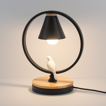 Настольная лампа Home Light Астерия E019-4-B (черный)