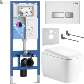Унитаз подвесной Roxen StounFix Dual Fresh 968524