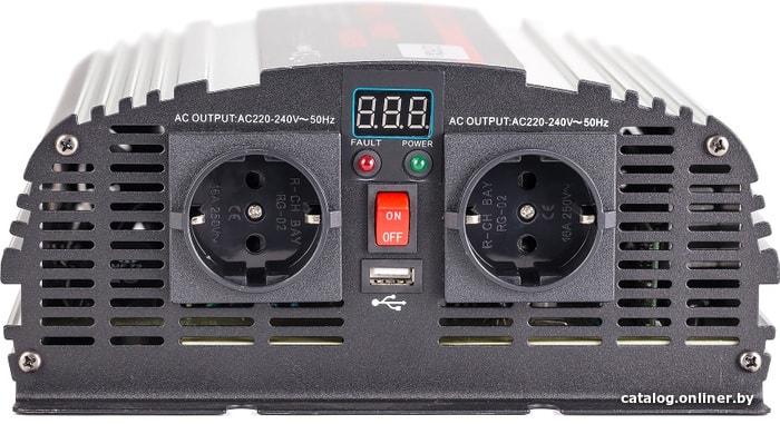 Автомобильный инвертор GEOFOX MD 1200W/24v