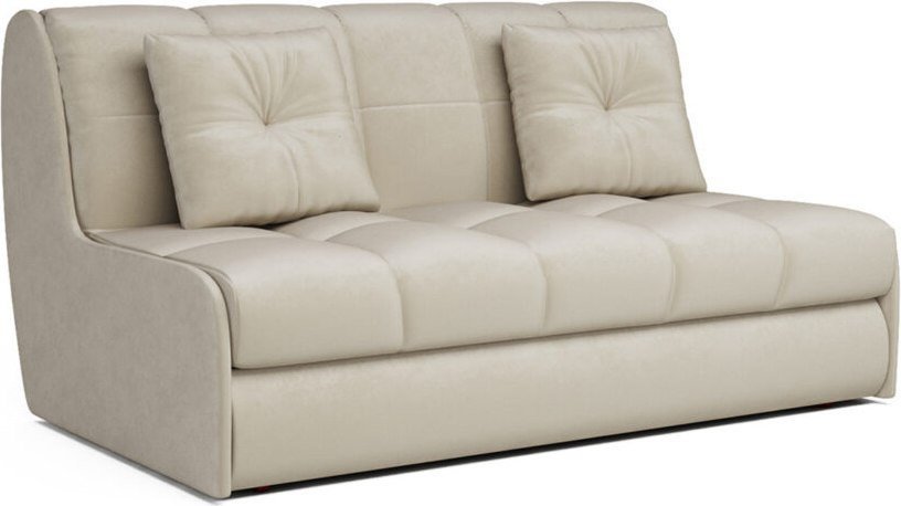 Диван Мебель-АРС Аккордеон Барон №2 ППУ 155x200 (бархат бежевый Star Velvet 6 Light Beige)