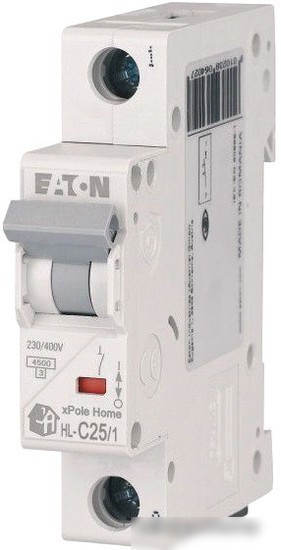 Выключатель автоматический Eaton HL-C251 1P 25A C 4.5кA 1M 194733