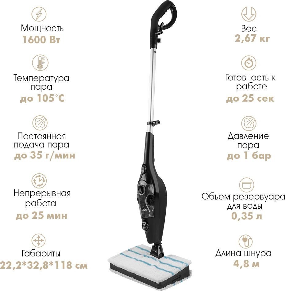 Паровая швабра Endever Odyssey Q-623