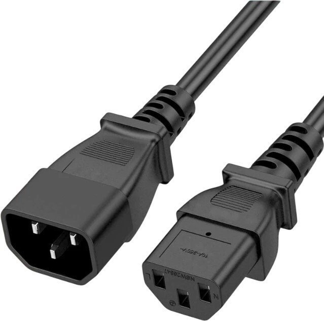 Кабель 5bites PC110-50A IEC320-C13 - IEC320-C14 (5 м, черный)