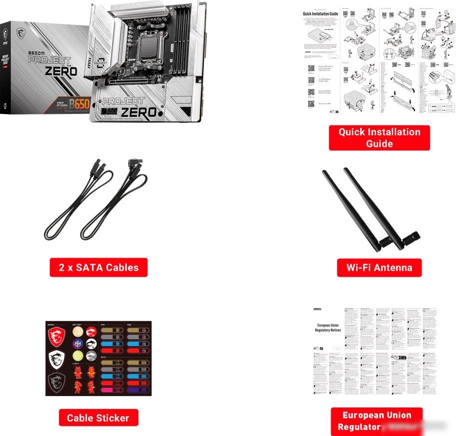 Материнская плата MSI B650M Project Zero
