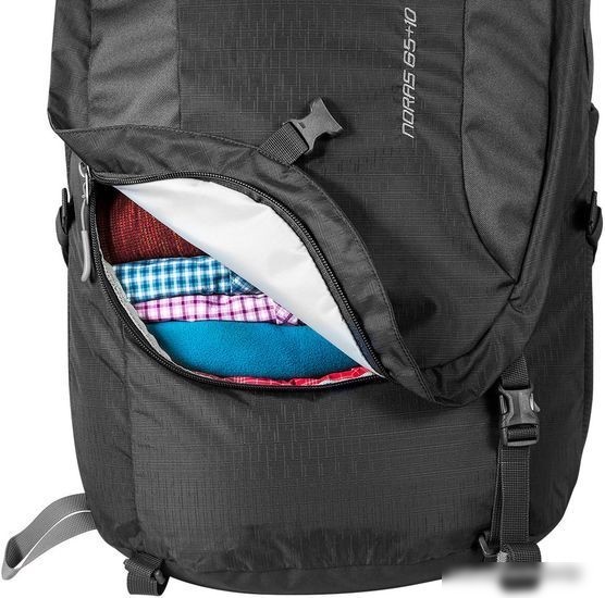 Туристический рюкзак Tatonka Noras 65+10 Trekking (black)