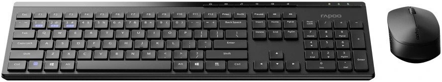 Офисный набор Rapoo 8100GT (черный)