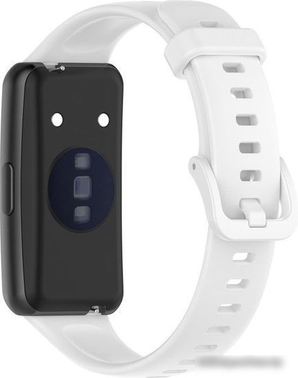 Ремешок Rumi силиконовый для Huawei Band 7 (белый)