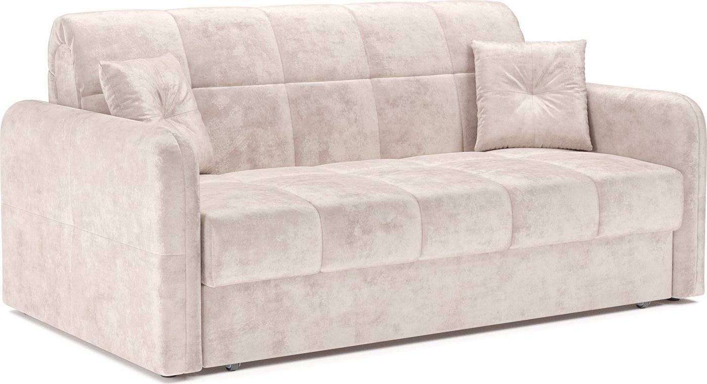 Диван Мебель-АРС Аккордеон Свег ППУ 155x200 (велюр бежевый Plush OWV-33)