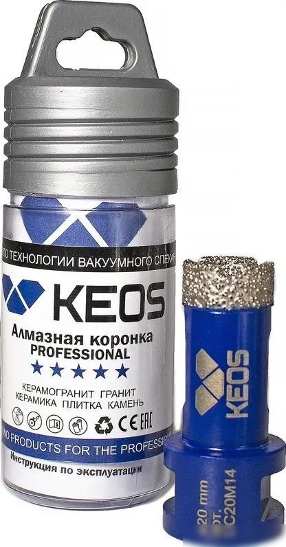 Коронка KEOS Pro 20мм DC20M14