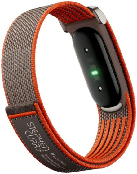 Фитнес-трекер без экрана Google Fitbit Air Special Edition Stephen Curry (рожь)