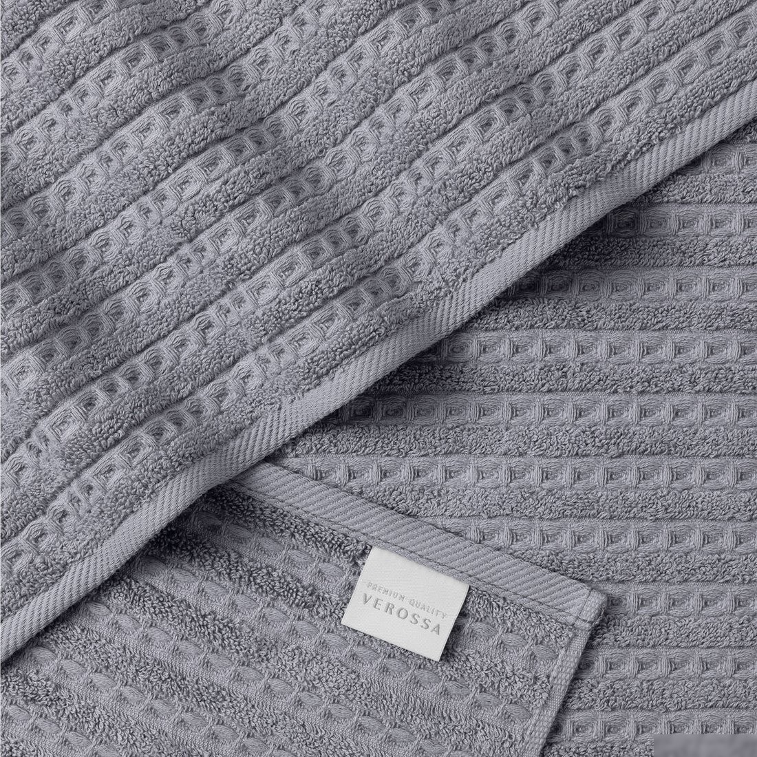 Полотенце Verossa Pique texture 50x90 (графит)