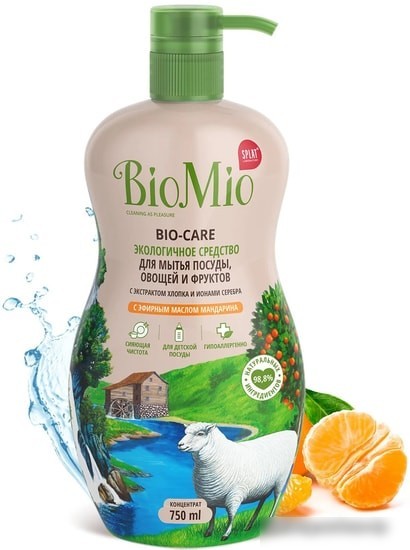 Средство для мытья посуды BioMio Bio-Care Мандарин 450 мл