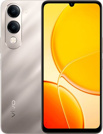 Телефон Vivo Y04 4GB/128GB международная версия (титановое сияние)