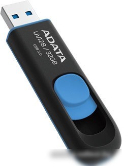 USB Flash A-Data DashDrive UV128 Black/Blue 32GB (AUV128-32G-RBE)