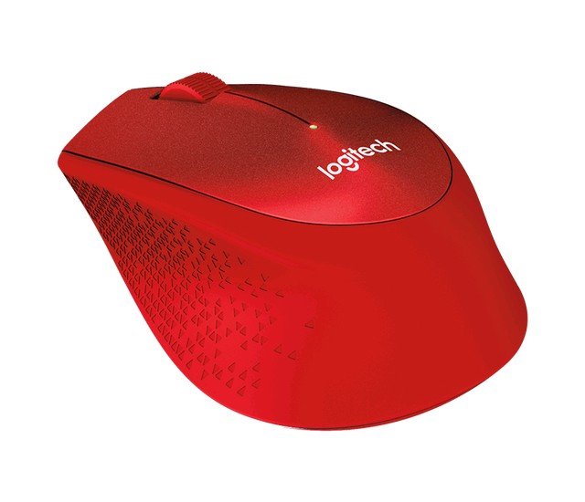 Мышь Logitech M330 Silent Plus (красный) [910-004911]