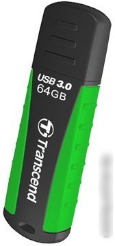 USB Flash Transcend JetFlash 810 Black-Green 64GB (TS64GJF810)
