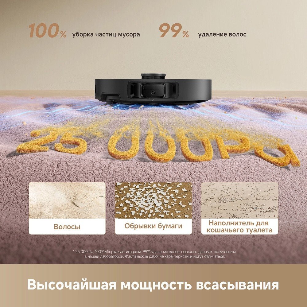 Робот-пылесос Dreame Robot Vacuum L50 Ultra CE RLL53SE (евровилка, черный)