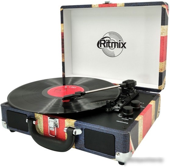 Виниловый проигрыватель Ritmix LP-120B (UK)