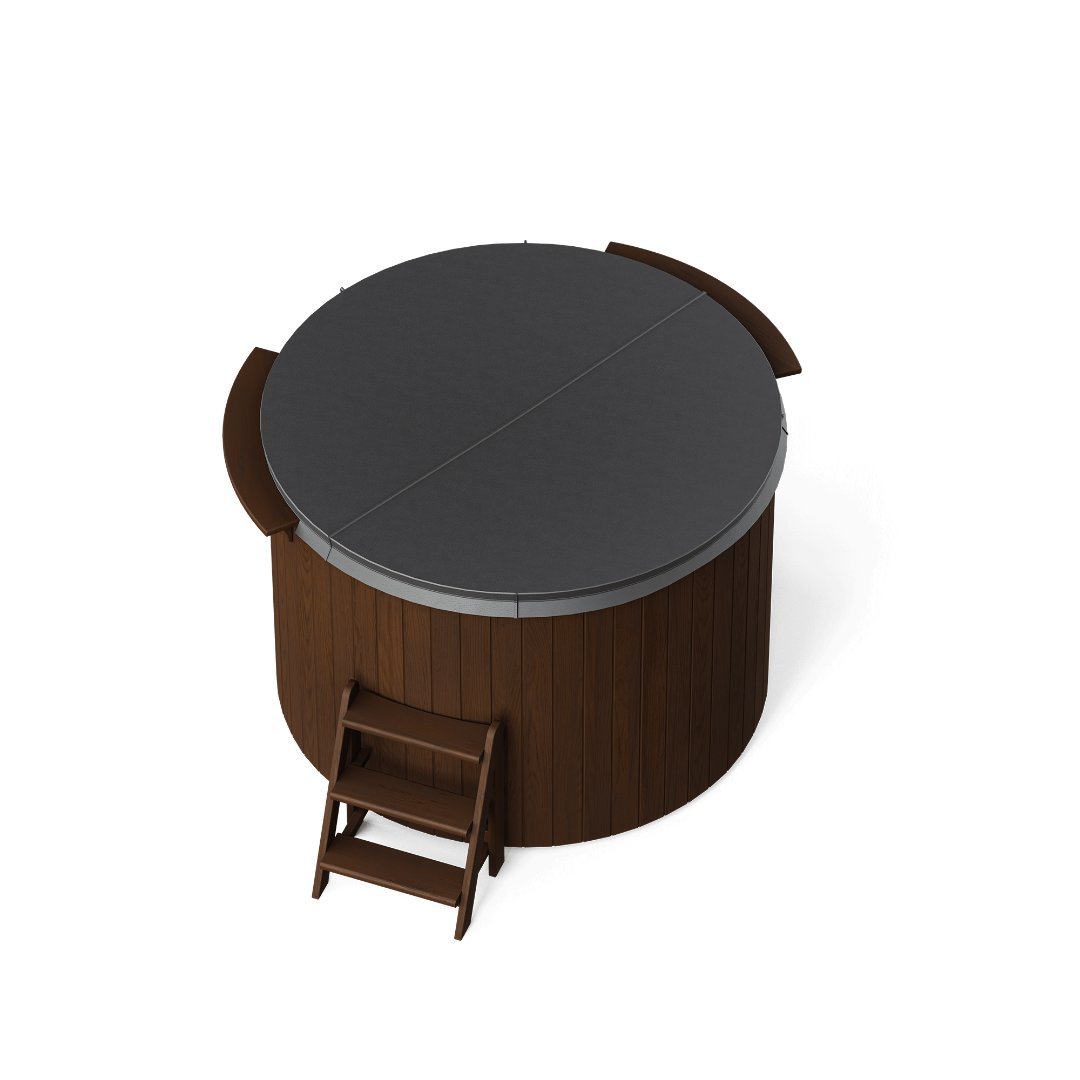 Купель PolarSpa Comfort термососна 160 Cold (темный)