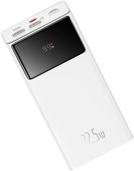 Внешний аккумулятор Baseus Star-Lord Digital Display Fast Charging Power Bank 30000mAh 22.5W (белый)