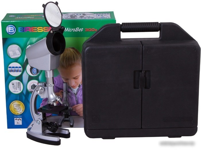 Детский микроскоп Bresser Junior Biotar 300x-1200x 70125