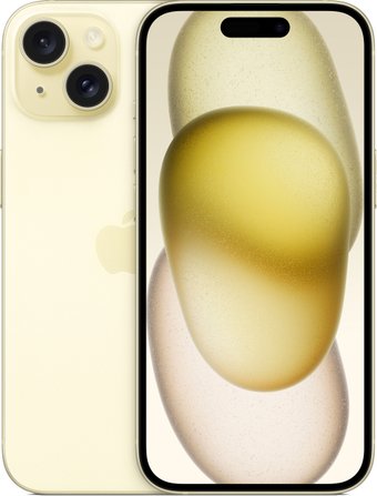 Телефон Apple iPhone 15 Dual SIM 512GB (желтый)