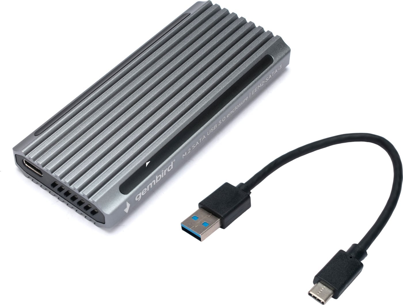 Бокс для накопителей M.2 Gembird EEM2-SATA-3