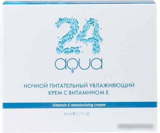 Beauty Style Крем для лица Аква 24 увлажняющий с витамином Е (50 мл)