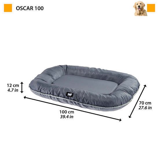 Лежак Ferplast Oscar 100 81096121 (серый)