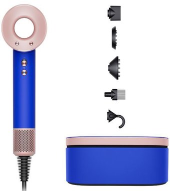 Фен Dyson HD07 Supersonic (евровилка, синие румяна)