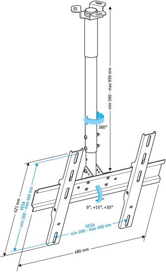 Кронштейн Holder PR-101 (черный)