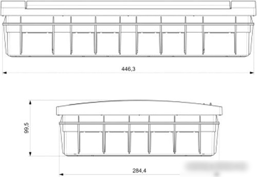 Бокс пластиковый Adal Pano Внутренний 36 MD9313