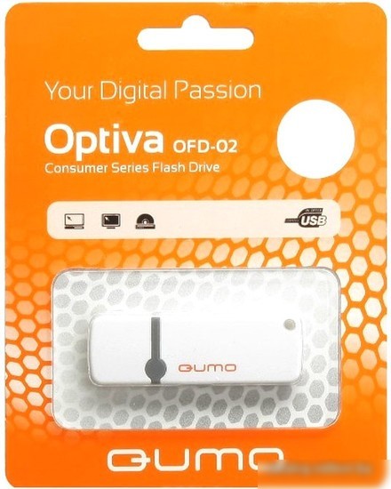 USB Flash QUMO Optiva 02 16GB White